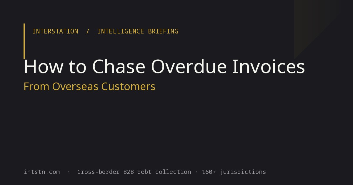 How to Chase Overdue Invoices From Overseas Customers
